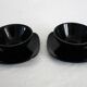2 cups with saucers New Time Boch Frères 1955