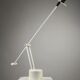 Minimalist White Adjustable Desk Lamp by Massive, Belgium — 1980s