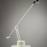 Minimalist White Adjustable Desk Lamp by Massive, Belgium — 1980s