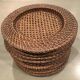 9 sous assiettes bambou