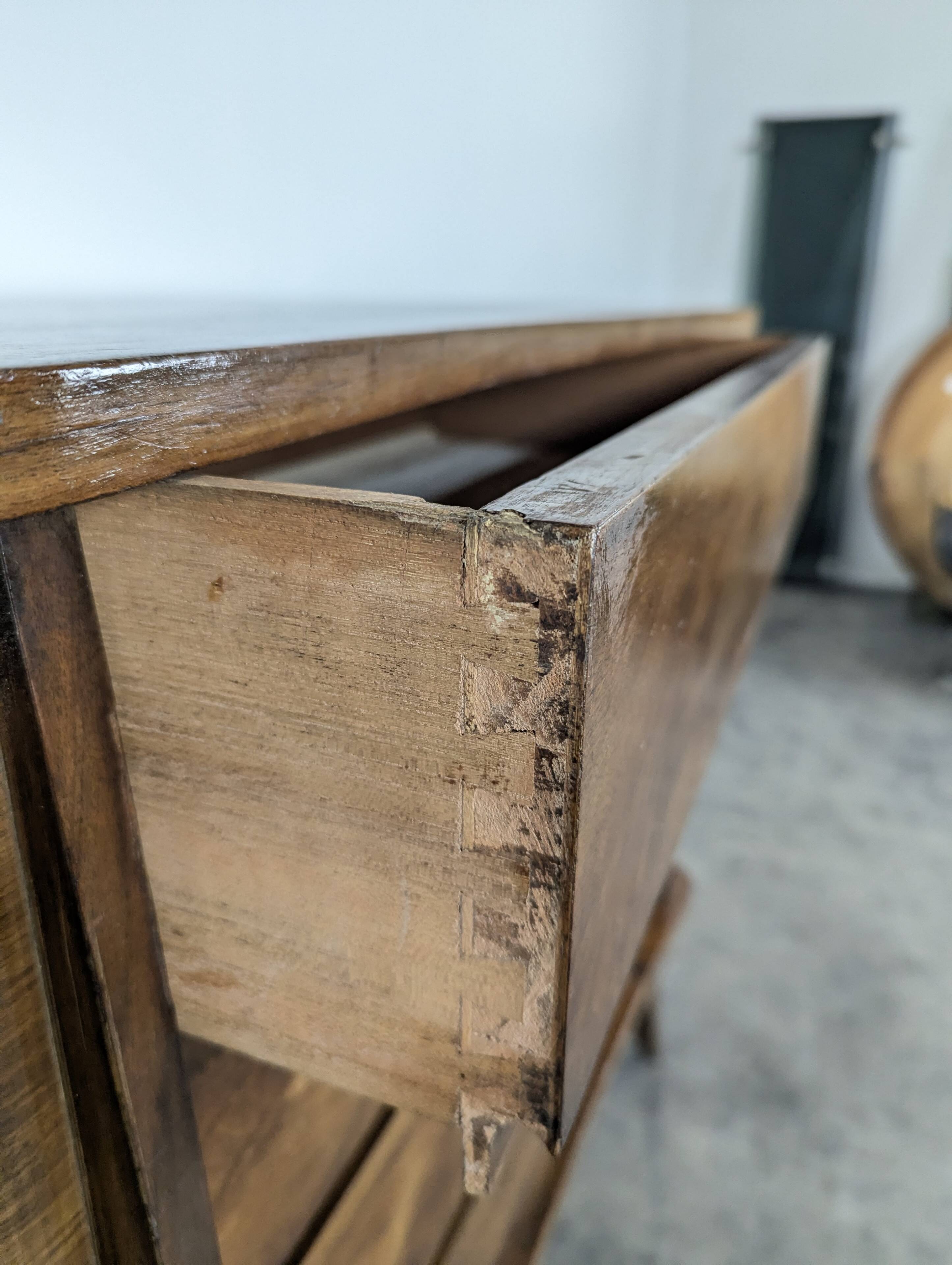 Reconstruction period mahogany commode