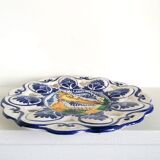 Openwork ceramic dish Deruta style
