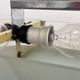 XXL design Chrome Bauhaus Chandelier or pendant - 1940s / Czechoslovakia