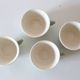 Ensemble de 4 tasses vertes et beiges Villeroy et Boch, vintage