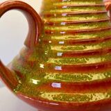 1970s sculptural vase lamp - exceptional studio ceramics