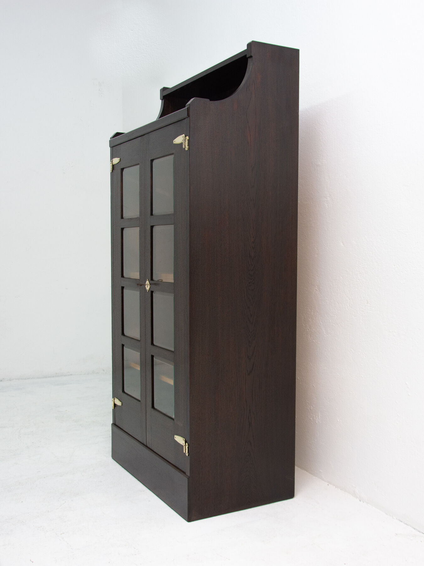 Antique viennese oak bookcase
