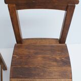 Pair of old vintage brutalist chairs