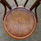 2 Fischel bistro chairs N°18 1/2, circa 1910, wooden seat.