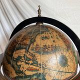 Vintage bar world map Italy 1970