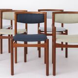 5 Dining Chairs 1960s by SAX, Denmark Teak