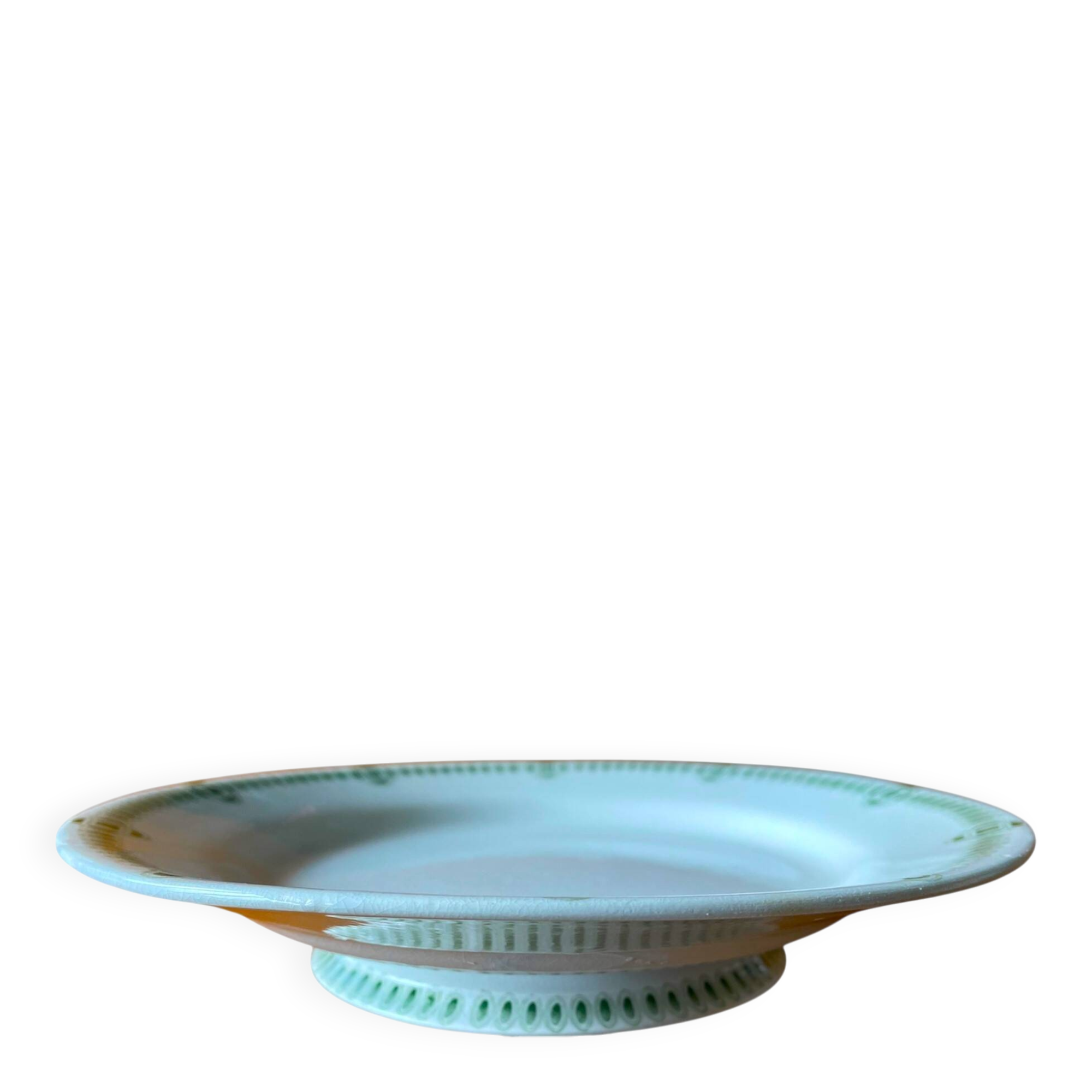 Antique mignardise dish in Creil & Montereau faience