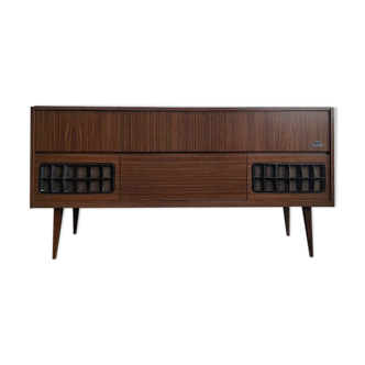 Vintage Grundig KS 851 turntable radio unit, hi-fi TV sideboard