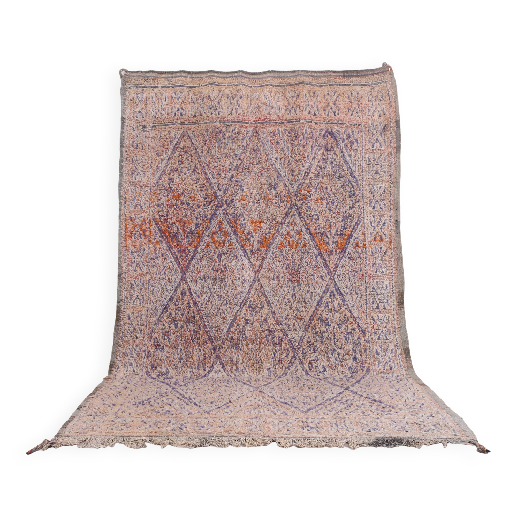 Vintage Beni Mguild Rug 199 x 327 cm - Vintage Moroccan rug - Berber Rug