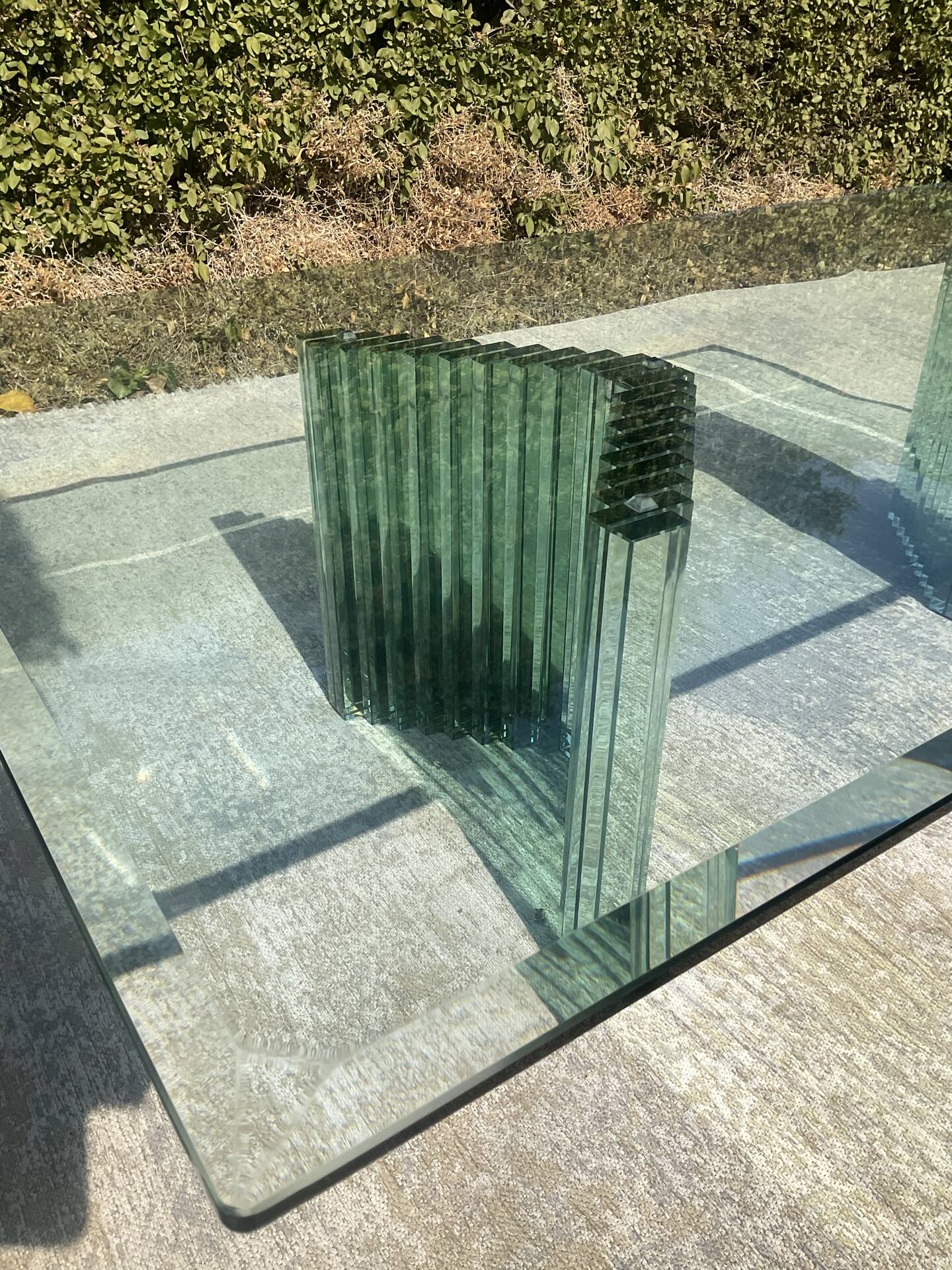 Table basse Luigi Massoni des années 80