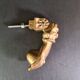 Antique gilt bronze door knocker – Stylized hand