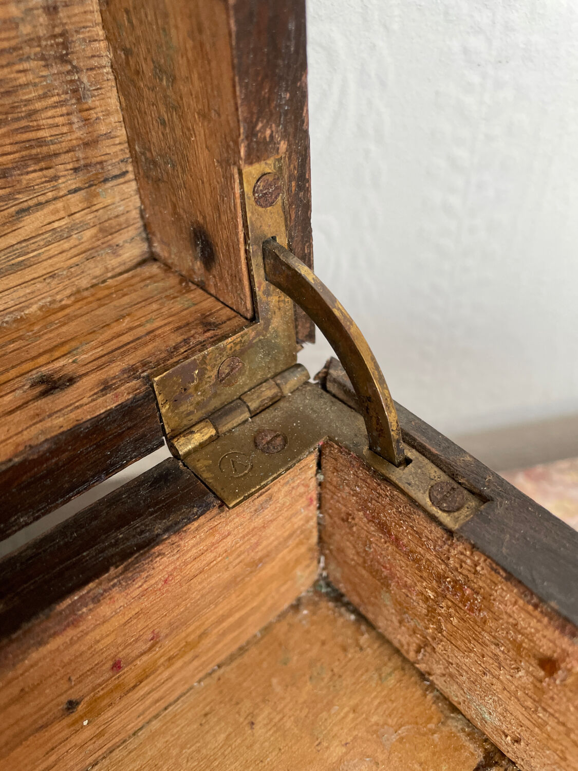 Wooden travel writing box