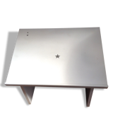 Gray Patinated Bench Lectern