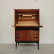 Wooden secretary by Frantisek Mezulanik for Up Zavody