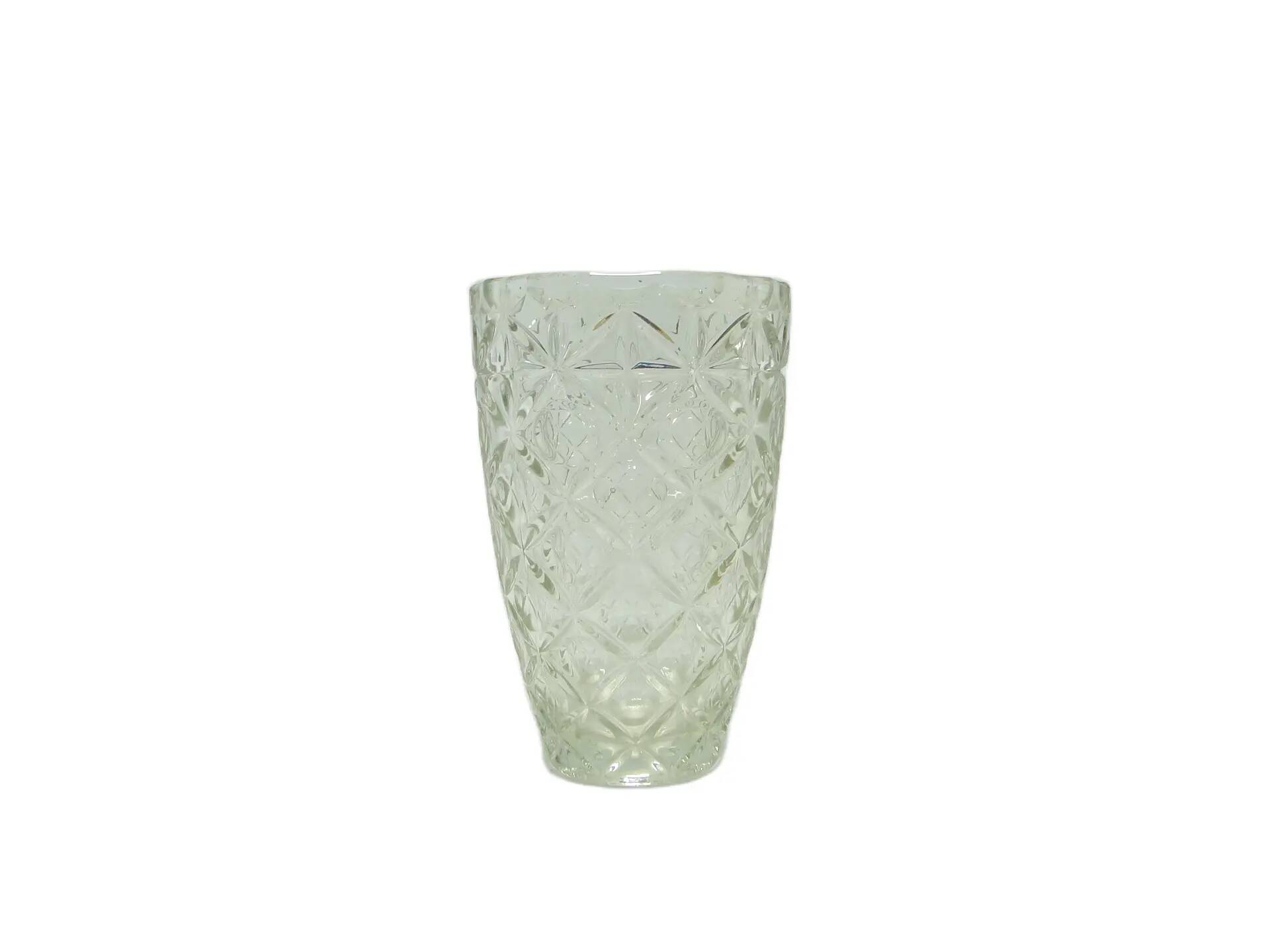 Vase, mid-century modern, glass, Huta Hortensja, Poland, 1950s