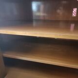 Corner TV cabinet in solid cherry