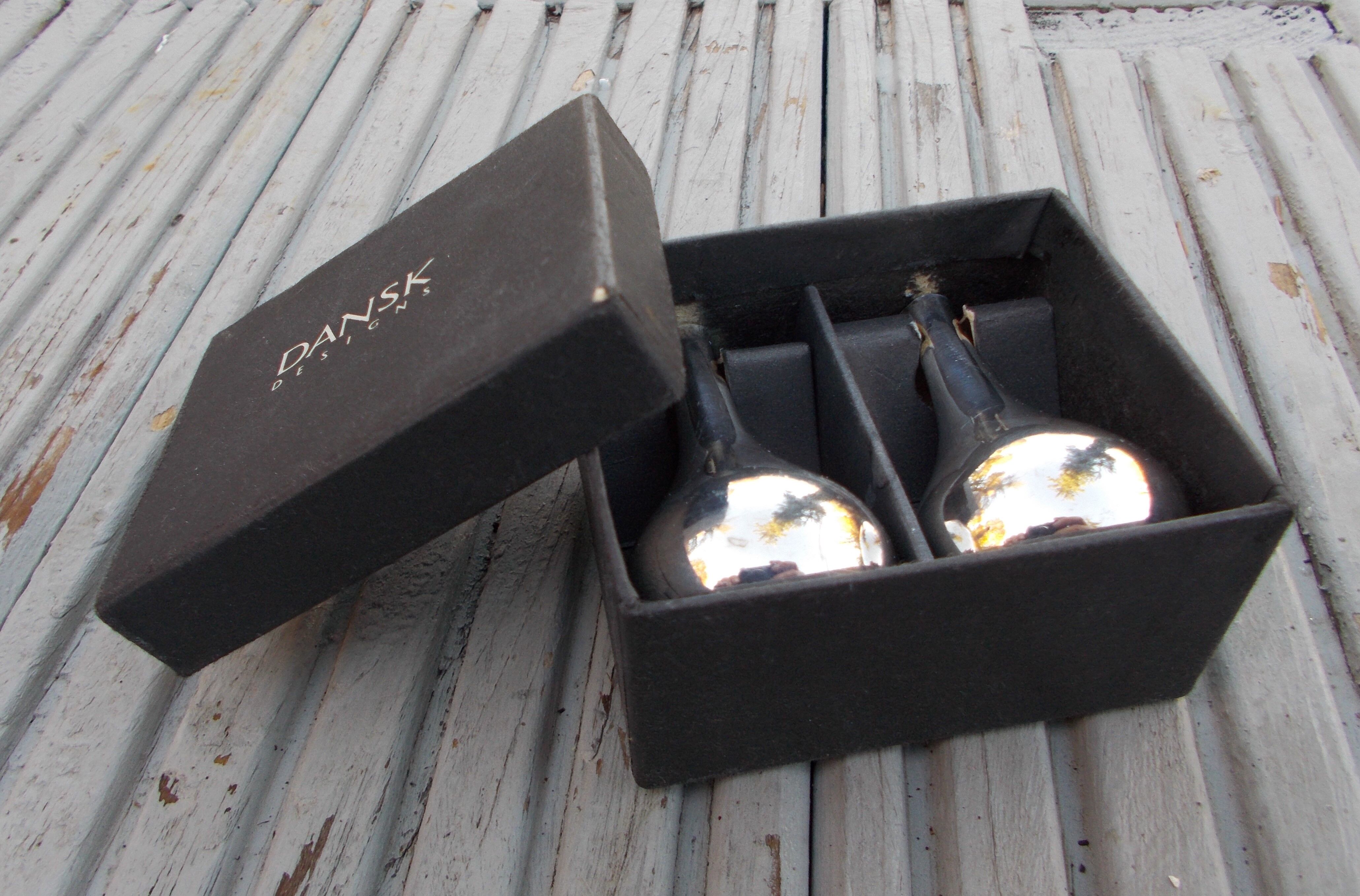 2 bougeoirs Dansk Designs Denmark avec coffret
