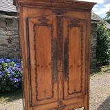 Louis XV style cherry wood cabinet late 19th century