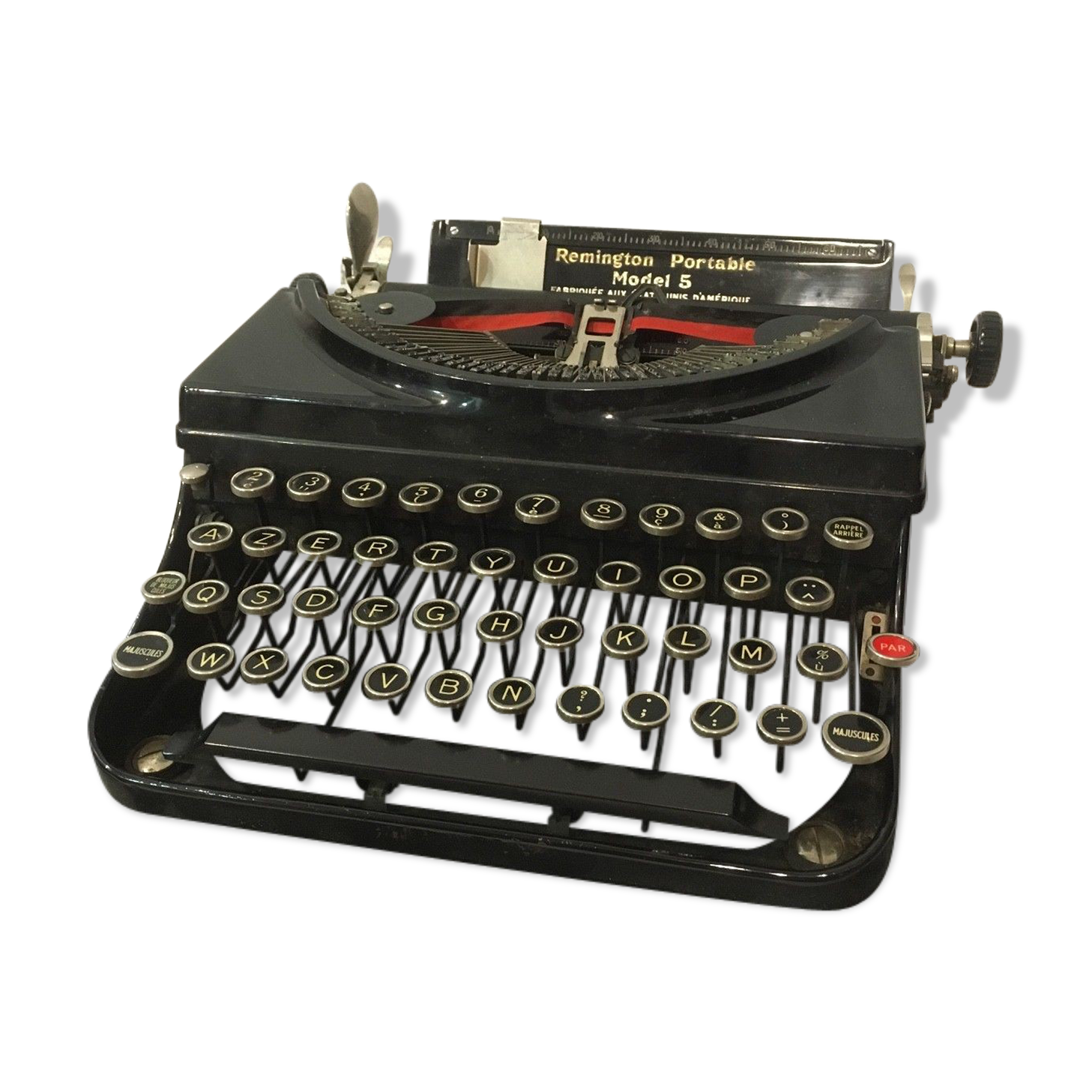 Remington portable typewriter model 5 from 1930