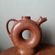 Handmade terracotta vase pottery Mexico