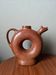 Handmade terracotta vase pottery Mexico