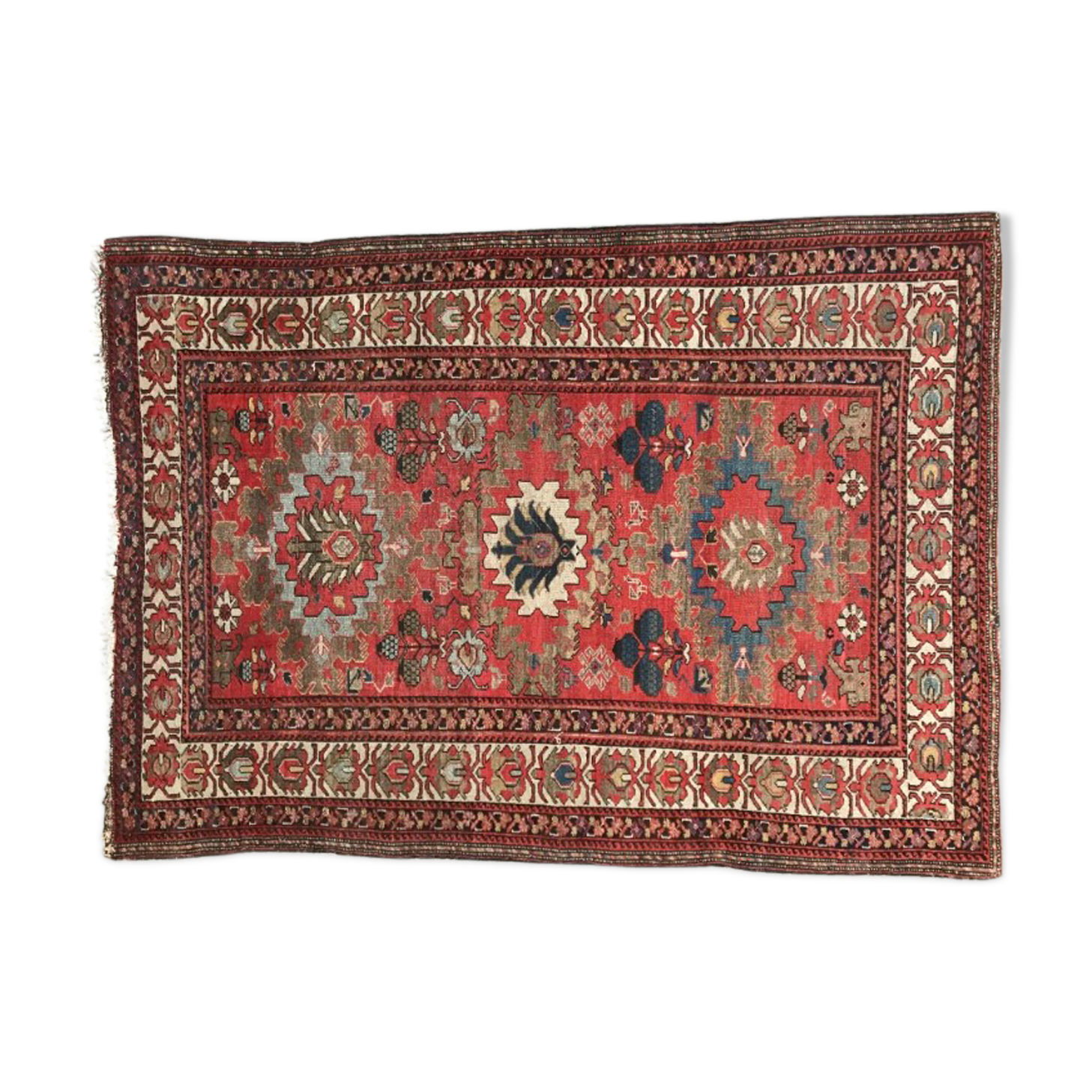 Former carpet Persian Malayer 19th century handmade 134 X 185 CM