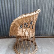 Fauteuil en osier rotin adulte