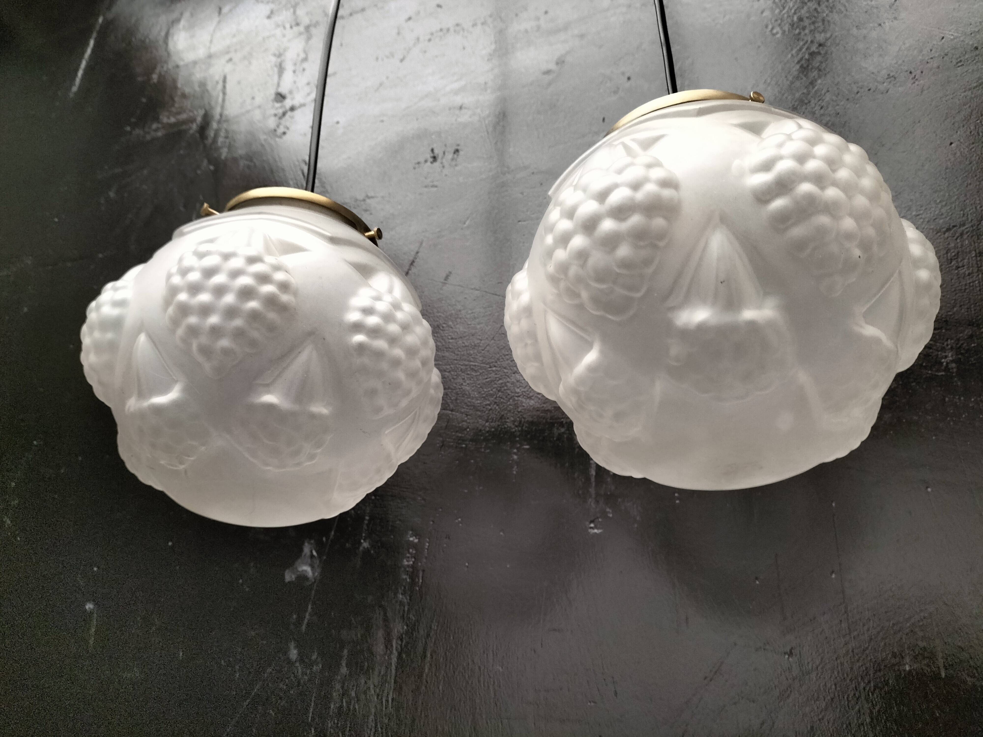 Glass ball pendants