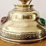Lampe style art nouveau laiton