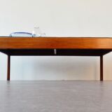 Vintage coffee table with stone tray