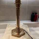 XL lamp in bronze and brass