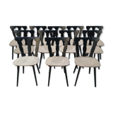 Lot of 12 bistro chairs
