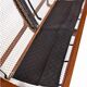 1970s Fred Lowen for Tessa Black Leather & Teak T4 Sling Sofa