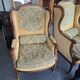 Louis XVI bergère armchairs, late 19th - early 20th century