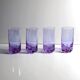 4 Alexandrite Glasses - Italy 1970s