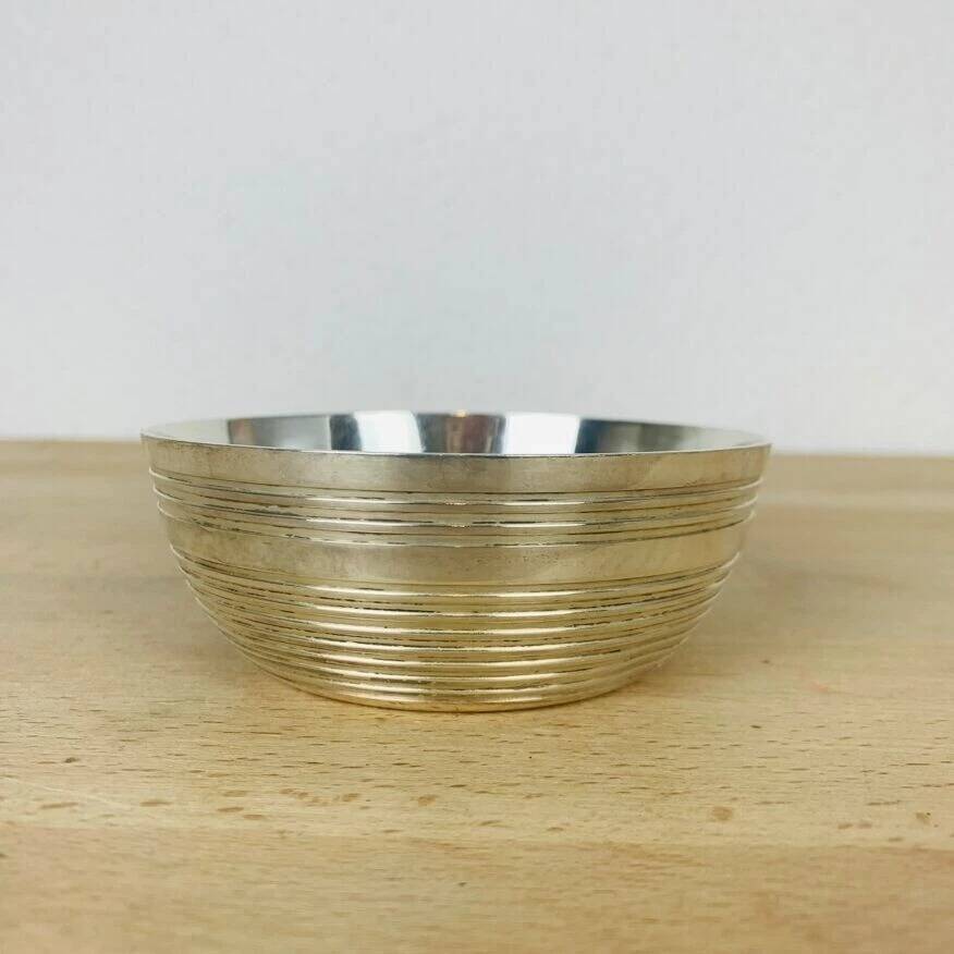 Ercuis silver-plated catchall, vintage