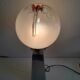 Vintage Murano Globe Chrome Lamp