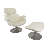 Big Tulip Chair and Ottoman by Pierre Paulin for Artifort, 1980s