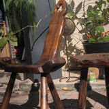Brutalist chairs and stool