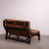 Canapé et fauteuil brutalistes hollandais conçus par Gerard Van den Berg pour Montis, vers 1980