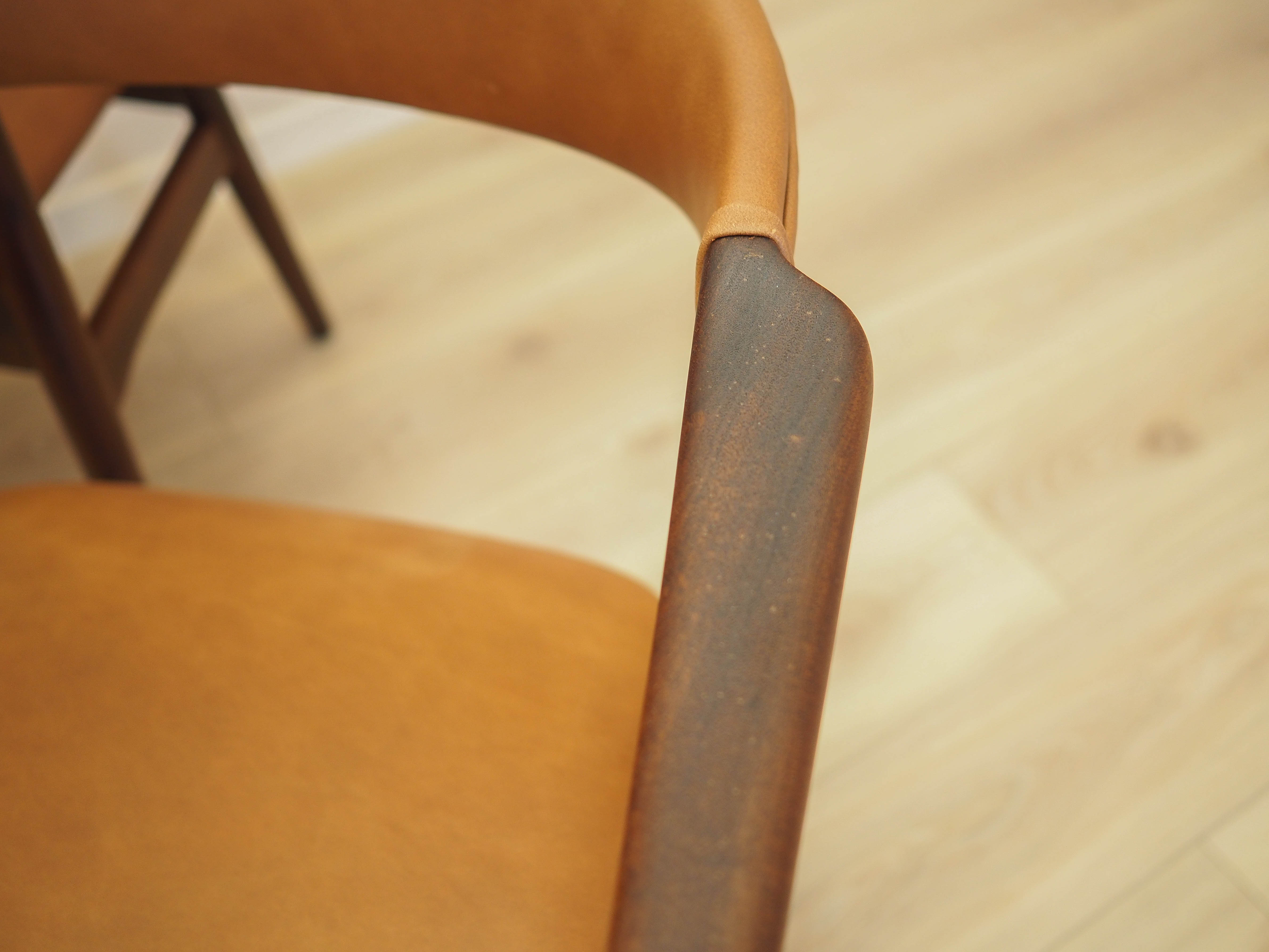 Set of six teak chairs, Danish design, 1970s, made in Denmark