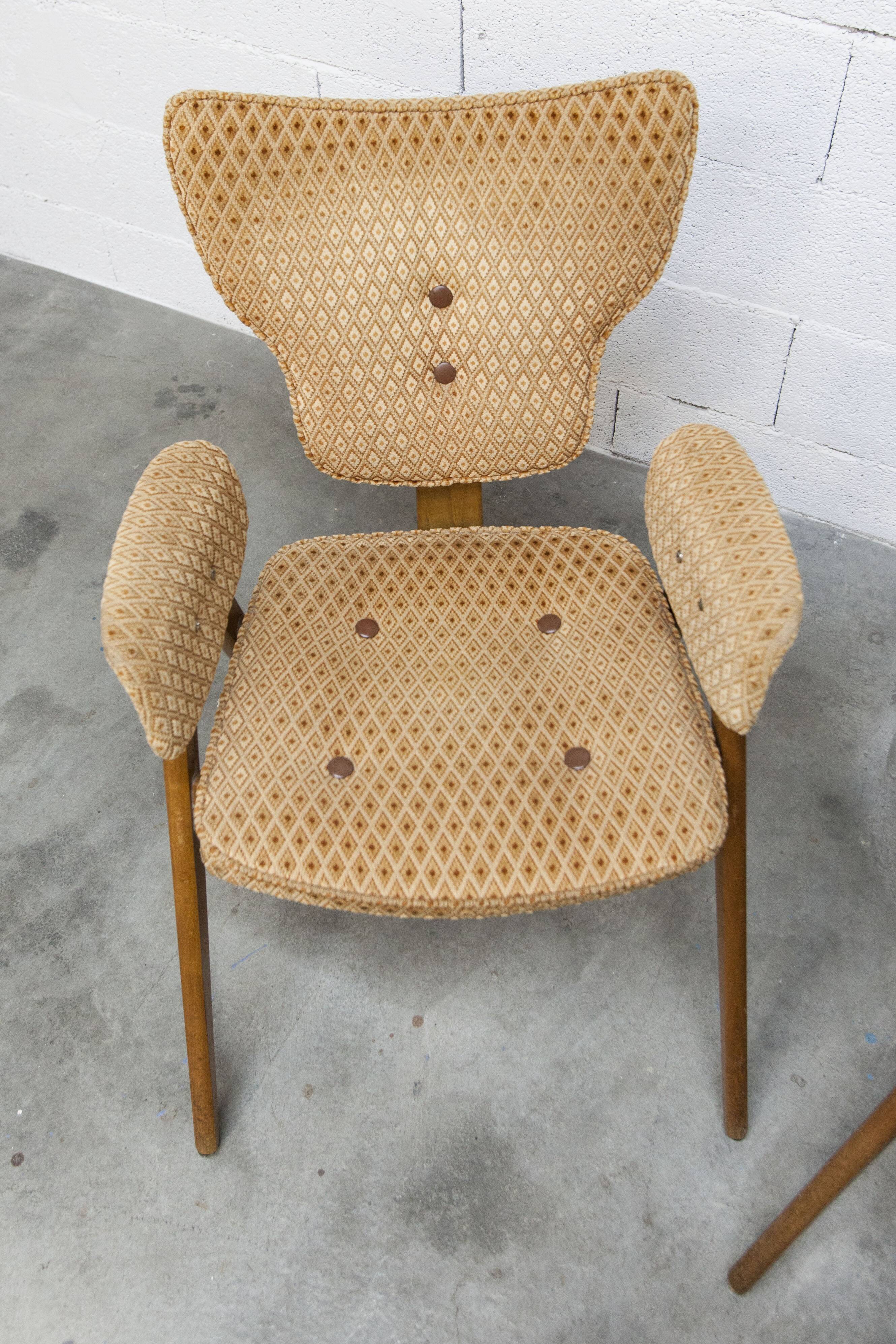 Pair of Lounge chairs by Roger Landault, ABC edition, 1950.