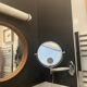 Vintage Calrton MLE wall lamp, Art Deco white lacquered metal