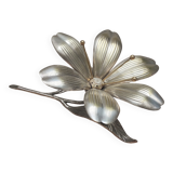 Cendrier fleur laiton