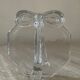 Vintage soliflore vase in molded/pressed glass paste