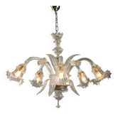 Antique Murano glass chandelier, Italy, late 19th century.